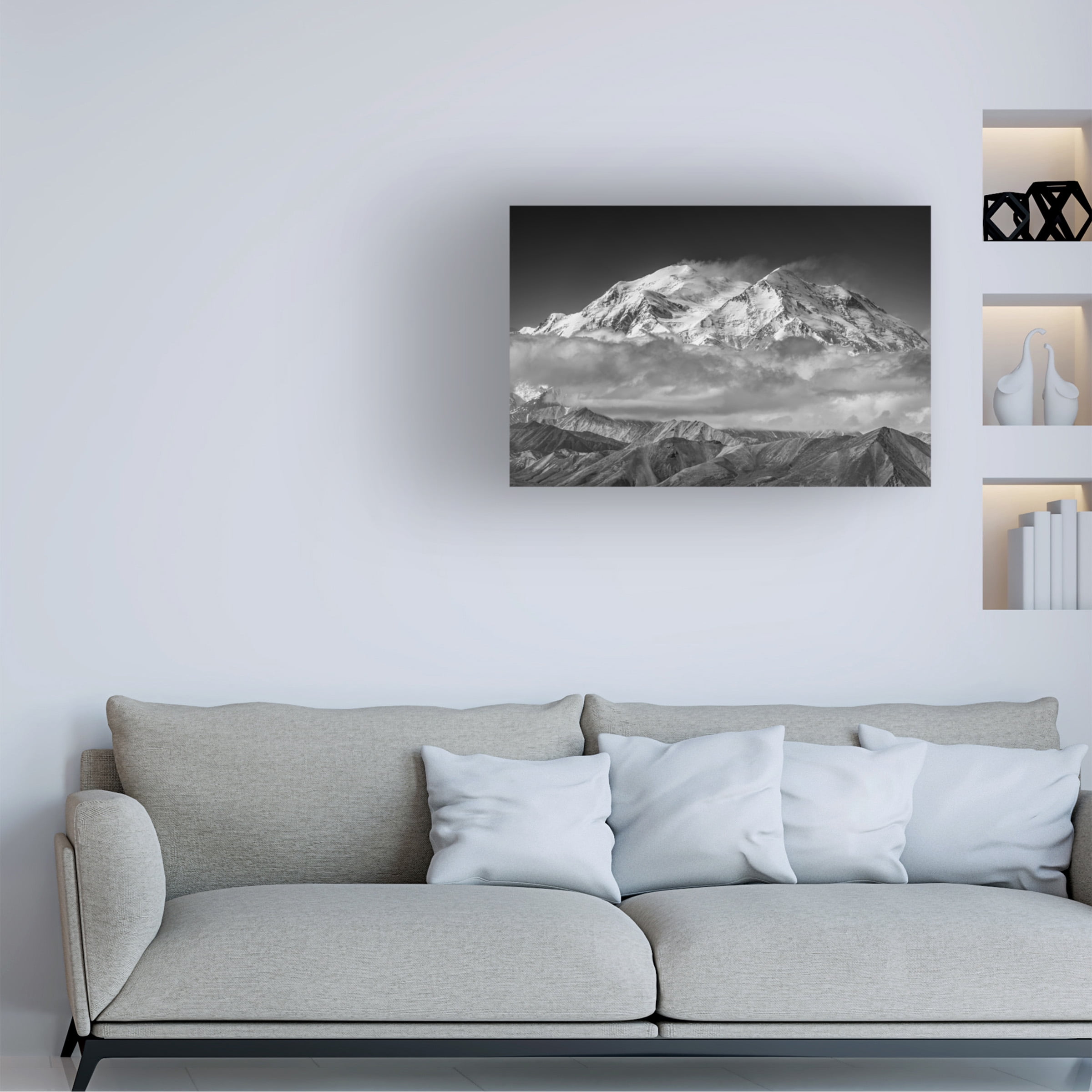 Jeffrey C Sink 'Denali From The Opposing Ridge Line' Canvas Art