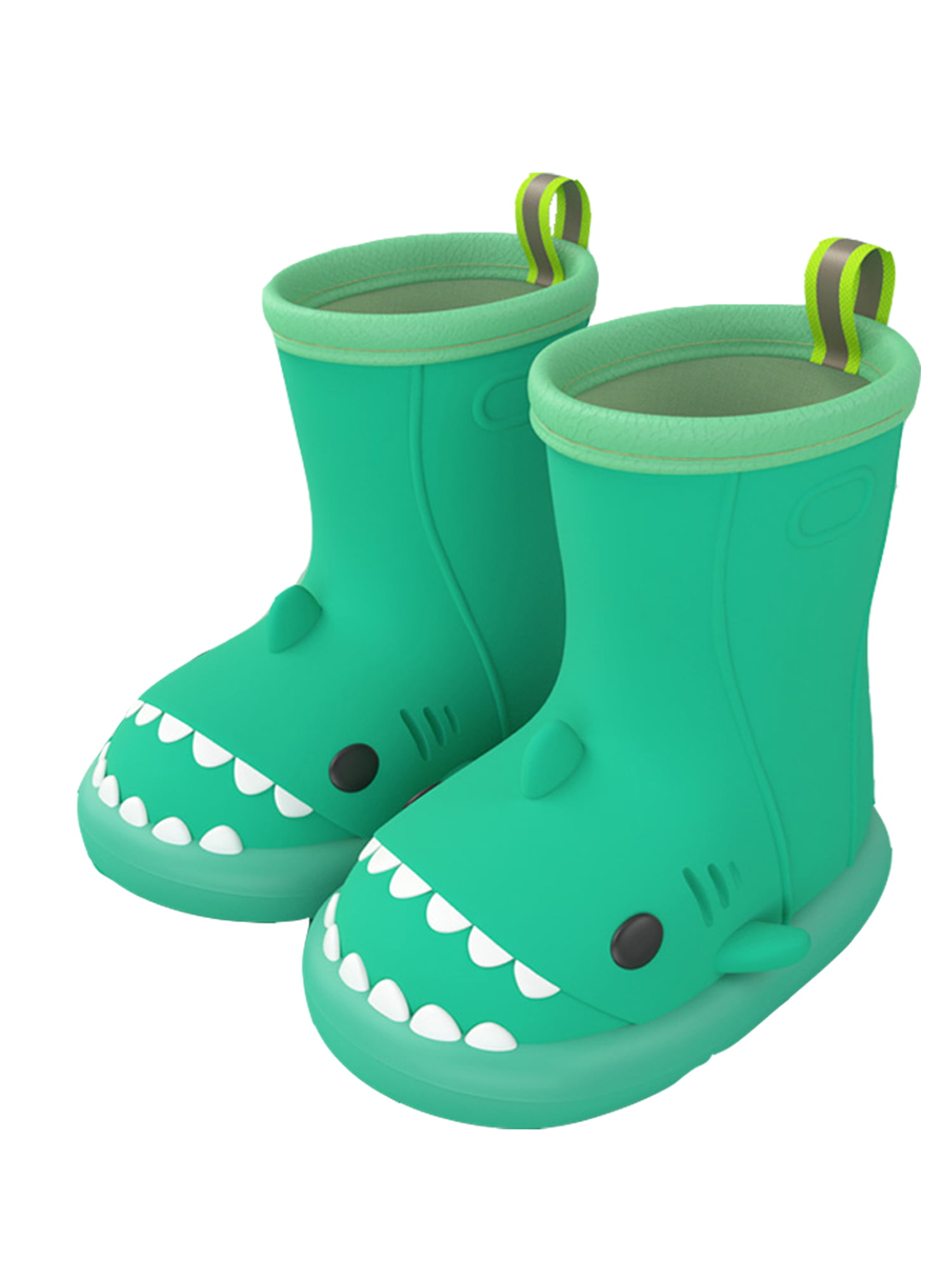 2-6T Baby Kid Toddler Winter Rain Boots Velvet Linen Rubber Anti-slip Rain Shoes 