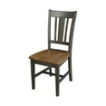 thumbnail image 6 of 42" Wood Drop Leaf Table With 2 Side Chairs in Hickory/Washed Coal - 3 Piece Set, 6 of 6