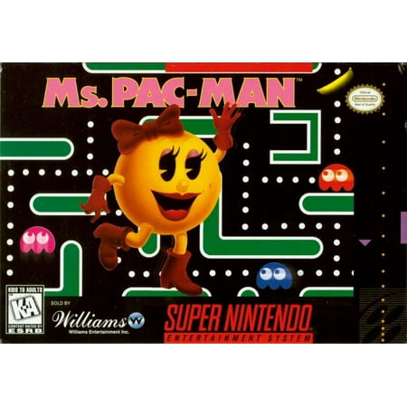 Ms. Pac-Man Super Nintendo - SNES Ms Pacman - Game Only