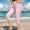 A100 Multicolor, variant on Xdegoge Swim Leggings for Women High Waisted Tummy Control Swimming Capri Bottoms Delicate Floral Vine Print Side Splice Modest Swimsuit Pants