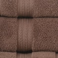 thumbnail image 5 of Home Weavers  Elegance Essentials 550GSM Cotton Zero Twist Super Absorbent Bath Towel Set of 8 27"x54", 16"x24", 13"x13" - Chocolate, 5 of 5