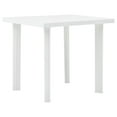 thumbnail image 2 of vidaXL Garden Table with Umbrella Hole Outdoor Bistro Patio Furniture Plastic, 2 of 17