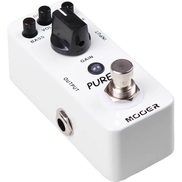 Pure Boost, clean boost pedal, 20db+ clean boost with 15db 2 band EQ