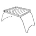 thumbnail image 3 of Grille Pliante de Feu de Camp en Acier Inoxydable Réchaud de Camping Pliant pour Barbecue Pique-Nique Camping Randonnée, 3 of 12