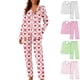 thumbnail image 1 of RKSTN St Patrick's Day Pajamas Set for Women Oversized Crewneck St Paddy's Day Lucky Shamrock Printed Loungewear Matching Sets Womens Casual Plus Size Loose Fits T Shirts and Pjs Pants 2 Piece Set, 1 of 8