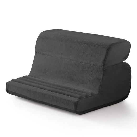 Xnyocn Tablet Pillow Holder Foldable IPad Stand for Lap Bed and Desk Tablet Soft Pad Dock with Pocket Stylus Mount for IPad Pro