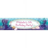 MERMAID UNDER THE SEA PERSONALIZED BANNER (EACH)