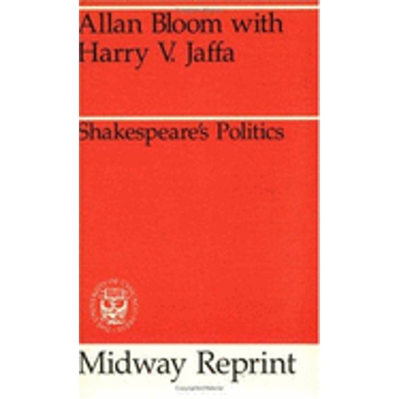 Pre-Owned Shakespeare's Politics (Paperback) 0226060403 9780226060408
