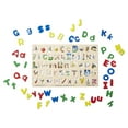 thumbnail image 5 of Melissa & Doug Upper & Lower Case Alphabet Letters Wooden Puzzle (52 pcs), 5 of 10
