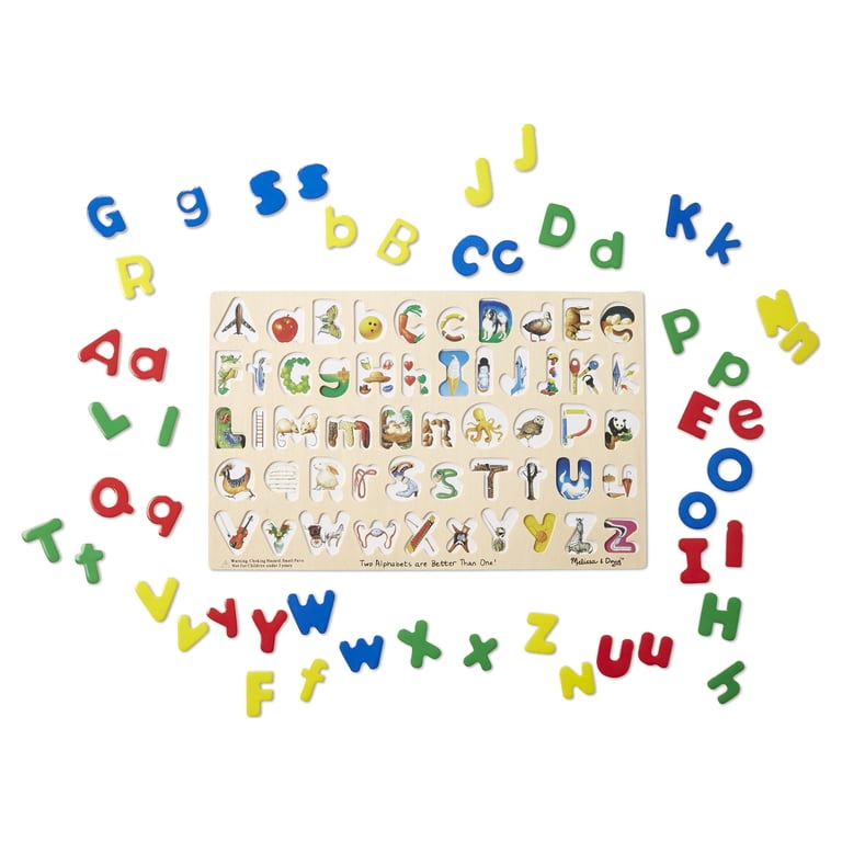 Melissa & Doug Upper & Lower Case Alphabet Letters, 52 Pieces photo 4