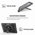 thumbnail image 5 of Dteck for Samsung Galaxy Tab A8 10.5 2022 with Crossbody Strap, 360°Rotating Adjustable Shoulder Hand Strap & Stand Military Grade Shockproof Protective Case, Black, 5 of 8