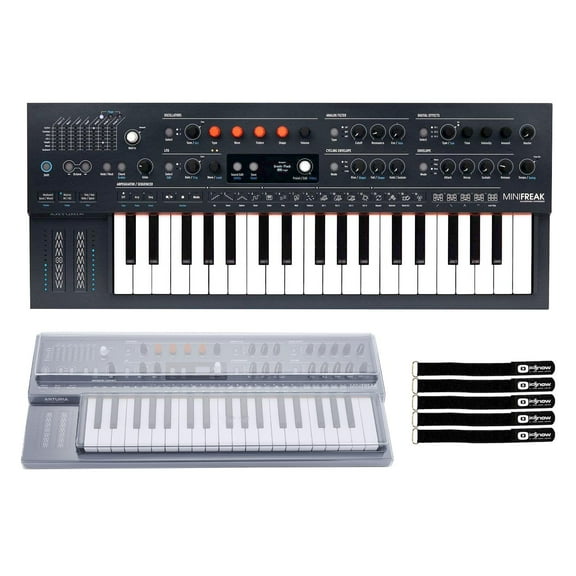 Arturia MINIFREAK Polyphonic Hybrid Synthesizer with Cover Package