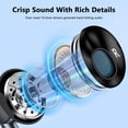 thumbnail image 4 of Earbuds USB C Headphone for Samsung Galaxy A17 A16 5G A15 A35 S25 Ultra S24 FE S23 S22 S21 S20 Type C Earphones with Mic Volume Control Wired Earbud USB C for iPhone 17 16 15 Pro Max 16e, 4 of 7