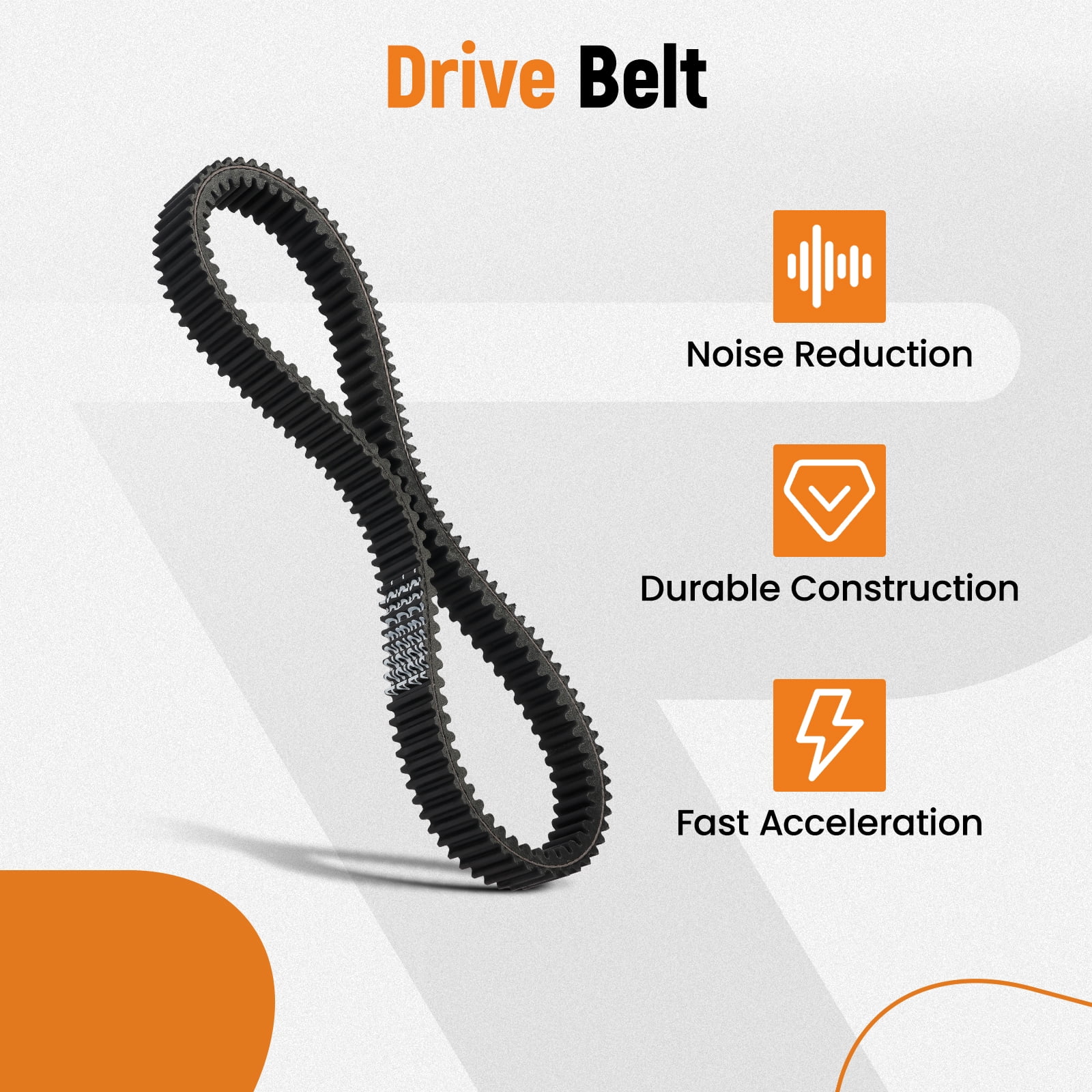 Maxpeedingrods 422280652 CVT Drive Belt for Can am Maverick X3 Turbo X XRS XMR MAX All Models 2017-2024, Heavy Duty CVT Belt Replace 49C4266 417300383 422280654 422280280