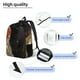 thumbnail image 3 of Disketp Black Cat in Wildflowers Mochila de Lona Estampada, Mochila Escolar de Viaje Ligera para Estudiantes y Portátil-Medium, 3 of 5