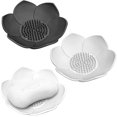 thumbnail image 1 of Jabonera de silicona para ducha, paquete de 2 jaboneras autodrenantes, jabonera portátil con vaporizador de ducha de drenaje, baño, fregadero de cocina, bañera, fácil de limpiar, antideslizante oso de fresa Electrónica, 1 of 5