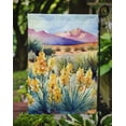 thumbnail image 3 of New Mexico Yucca Flower in Watercolor Garden Flag 11.25 in x 15.5 in, 3 of 5