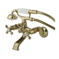 thumbnail image 4 of Elements Of Design ES2655X Double Handle 3-1/2" To 8-1/2" Center Wall Mounted Clawfoot Tub, 4 of 4