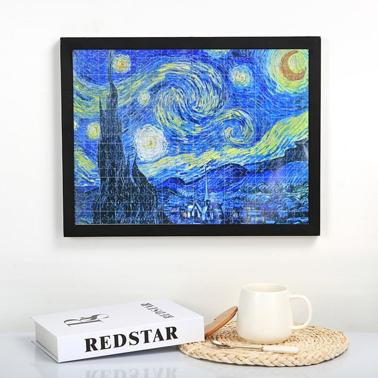 2 Set Mini Tube Pocket Puzzles - Famous Painting Starry Night Landscape, 150-Piece Decompression Toy For Adults & Kids 5 thumbnail image