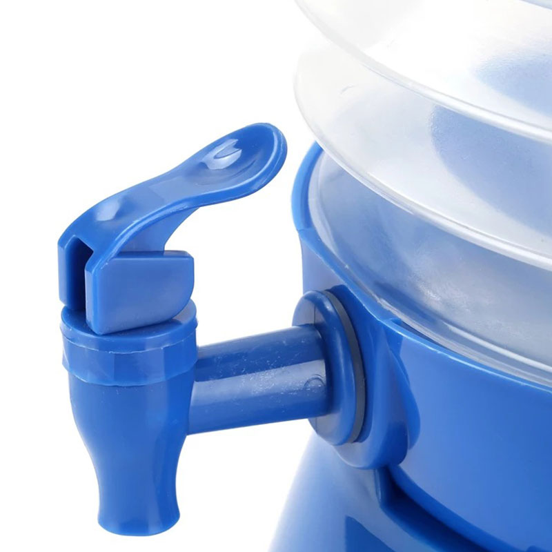 tooloflife 5.5L Folding Water Bottle Camping Cup Sports Travel Kettle with a Spout/Tap Outdoor Portable Plastic