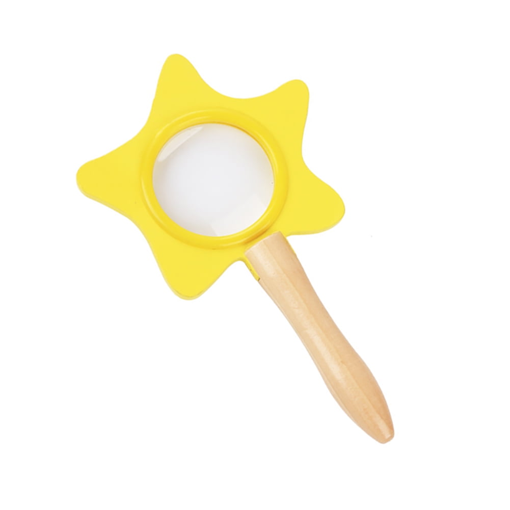 Surakey Children Cartoon Magnifying Glass Holding Scientific Experiment