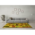 thumbnail image 3 of Ahgly Company Indoor Rectangle Patchwork Yellow Transitional Area Rugs, 2' x 5', 3 of 4