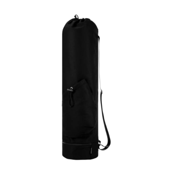 Bolsa para esterilla de yoga, bolsa de almacenamiento para pilates, bolsa de transporte para entrenamiento de oficina y pilates. Negro