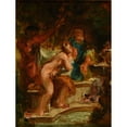 thumbnail image 3 of Eugène Delacroix 19x24 Black Modern Framed Museum Art Print Titled - Suzanne and the Old Men (1854-1855), 3 of 5