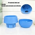 thumbnail image 7 of BiFandian Mini Plastic Pot, Ribbed Small Round Flower Planter Colorful Nursery Container, Cactus Herb Desktop Bonsai Decor, 6 Color Options for Shelf, Windowsill, 7 of 7
