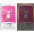thumbnail image 2 of Umberella Cocktail Pink Polkadot Ceramic Night Light, 2 of 2