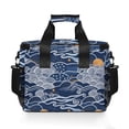 thumbnail image 7 of FORMRS Insulated Cooler Bag 24 Cans Capacity Soft Leakproof Lunch Box with Side Pockets, Blue Night Sky, 7 of 7