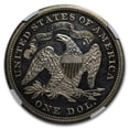 thumbnail image 3 of 1870 Liberty Seated Dollar PF-62 Cameo NGC, 3 of 3