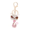 thumbnail image 3 of Colgante de bolso personalizado para amantes de los animales - Charm de gatito morado CHY-5225, 3 of 6