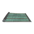 thumbnail image 2 of Ahgly Company Indoor Square Abstract Light Blue Modern Area Rugs, 6' Square, 2 of 4