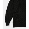 thumbnail image 6 of Aran Men's Irish Wool Traditional Sweater Cable Knitted Pullover Made in Ireland, 6 of 7