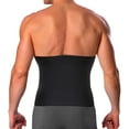 thumbnail image 5 of Junlan Men Sweat Sauna Wrap, Waist Trainer Belt for Weight Loss, Neoprene-Free Slimming Waist Ttimmer Girdle(Black 3X-Large), 5 of 7