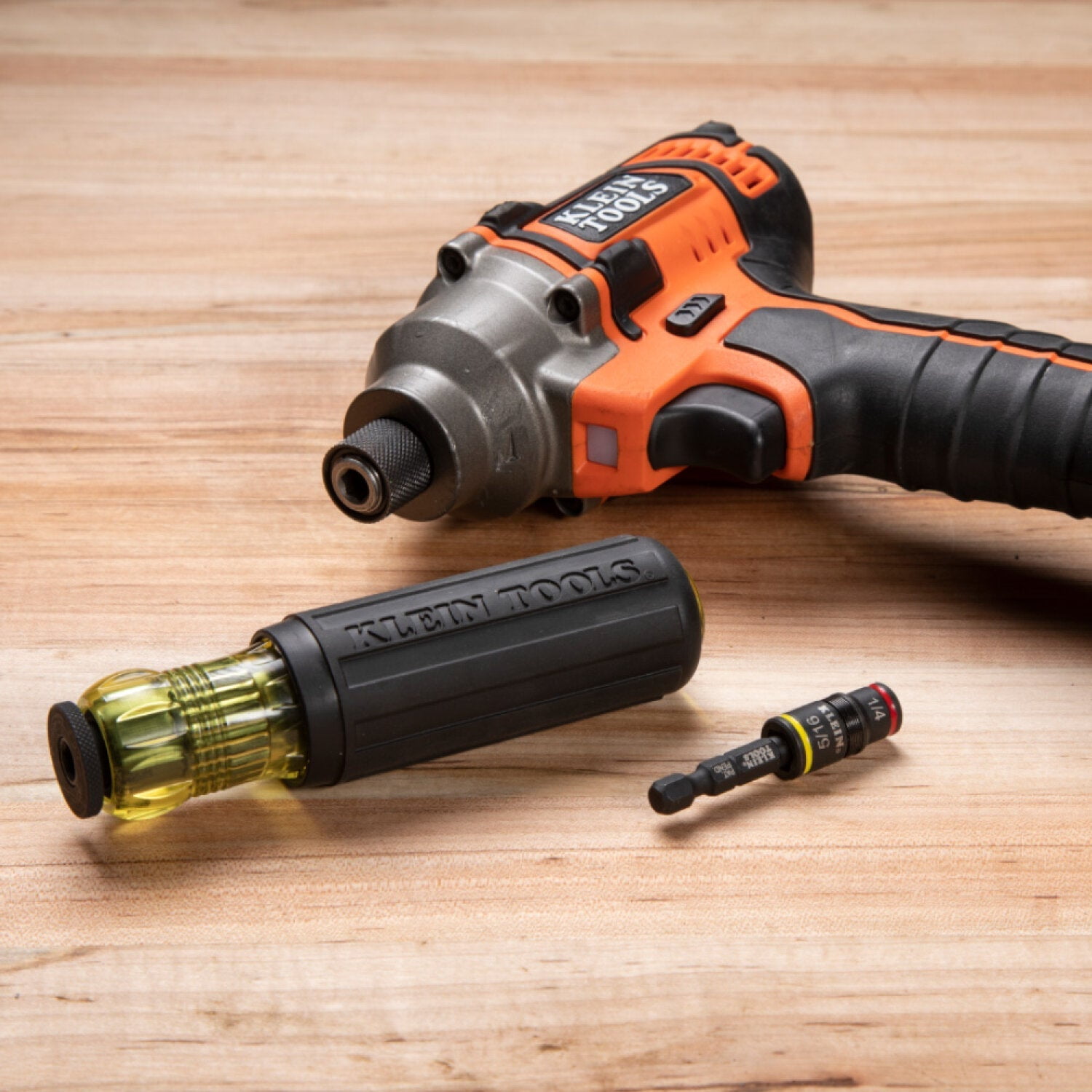 Klein Tools 32931 3-in-1 Impact Rated Flip Socket Set - Walmart.com