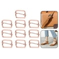 thumbnail image 4 of 10 Piezas de Ajustadores de Hebilla Deslizante, Bucles de Correas Multiusos, Hebillas de Bloqueo, Hebilla de Cinturón, Herrajes para Cinturones de Equ 25x19mm Macarena Ajustador de hebilla deslizante, 4 of 8