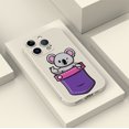 thumbnail image 4 of ¡Mantenga su iPhone seguro y a la moda con nuestra innovadora funda plateada colorida de doble capa!, 4 of 4