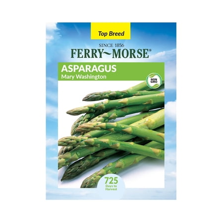 Ferry-Morse 900MG Asparagus Mary Washington Perennial Vegetable Seeds, Full Sun