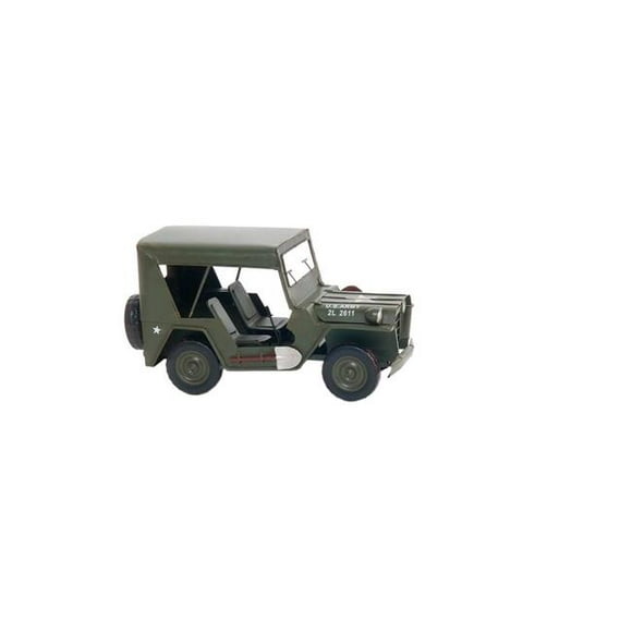 Old Modern Handicrafts AJ103 1940 Willys Quad Overland Jeep Model Car Metal
