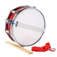 thumbnail image 1 of HAOANColorful Fashion Jazz Snare Drum Set Student Steel Shell Percussion Instrument with Drum Sticks Adjustable Strap Musical Toy for Children Kids (Red), 1 of 8