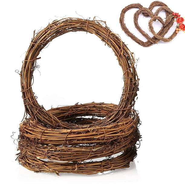 Rattan Wreath Straw Wreaths Wreaths Blanks Door Wreath Wood Heart