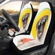 thumbnail image 2 of ABPHQTO Juego de 2 fundas para asientos de coche, divertido cachorro, perro, Universal, protector de asientos delanteros para coche, sedán SUV, camión, 2 of 3