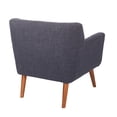 thumbnail image 4 of Mill Lane Chair and Loveseat Set in Navy Fabric with Coffee Finish Legs, 4 of 5
