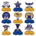 thumbnail image 1 of 1 Set Graduation Season Cellular Station Desktop Decor Grad Scene Adornment Graduation Decorations Graduation Table Toppers Ornament Paper Craft Set Up Honeycomb, 1 of 9