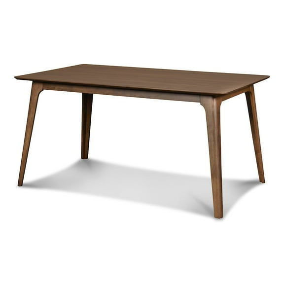 New Classic Furniture Oscar 59" Retangular Solid Wood Dining Table in Walnut