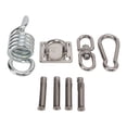 thumbnail image 1 of Kit de suspensión de columpio de acero inoxidable de alta resistencia para colgar hamacas y sillas, juego de montaje para techo y porche., 1 of 14