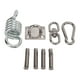 thumbnail image 1 of Kit de suspensión de columpio de acero inoxidable de alta resistencia para colgar hamacas y sillas, juego de montaje para techo y porche., 1 of 14